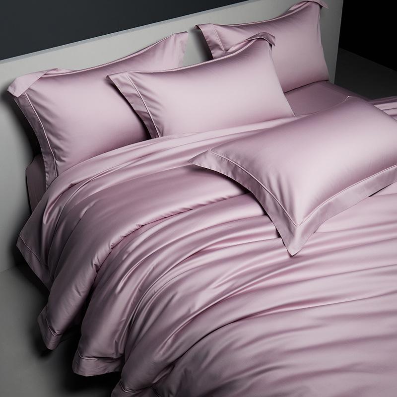 2025 High-End Long-Staple Cotton 160 Bed Sheet 4-Piece Set - Pure Cotton Duvet Cover & Fitted Sheet