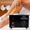 Single Pot  Professional Electric Wax Heater Machine Facial Skin SPA Equipment with Adjustable Temperature Set with Wood Craft Sticks(50 Pcs)