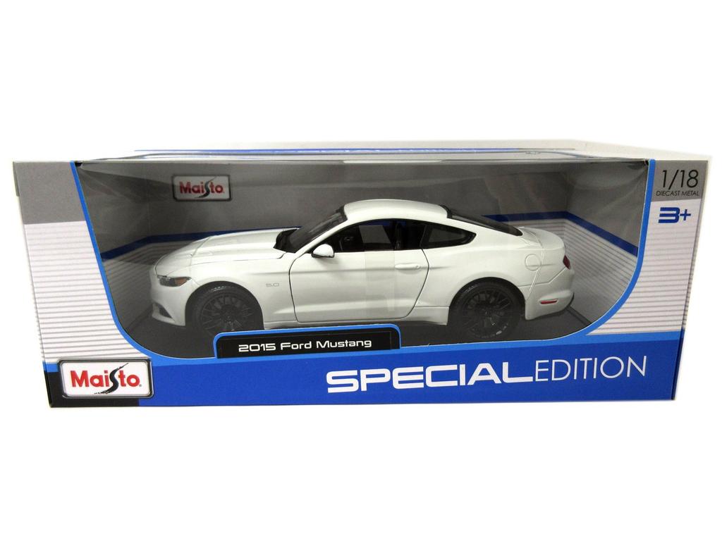 Maisto Special Edition 118 Series SE 2015 Ford Mustang White 200-129