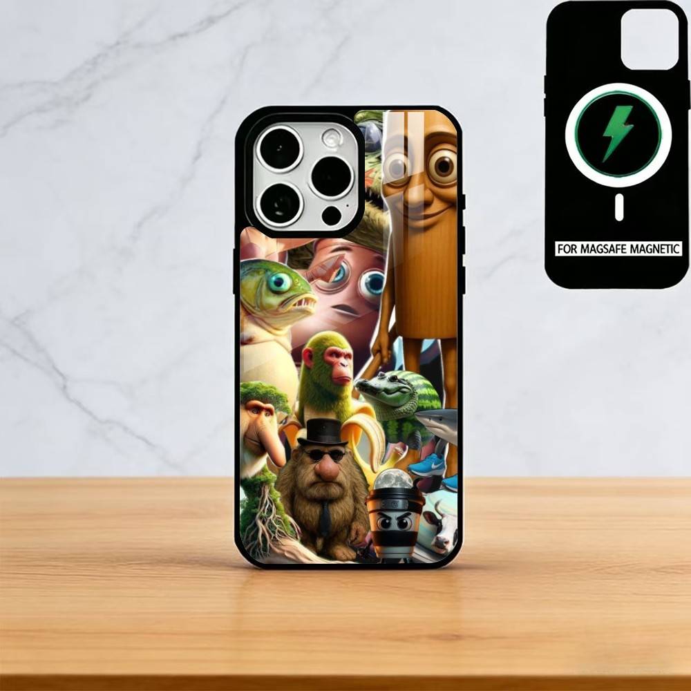 

Tung Sahur Tralalero Tralala Phone Case For iPhone17,16,15,14,13,12,11 Plus,Pro Magnetic with Magsafe Wireless Charging iPhone15Pro