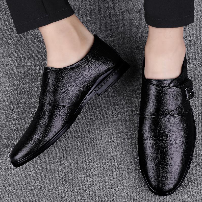 2025 new foreign trade men's shoes youth fashion comfortable casual shoes fashion men's leather shoes leather shoes
