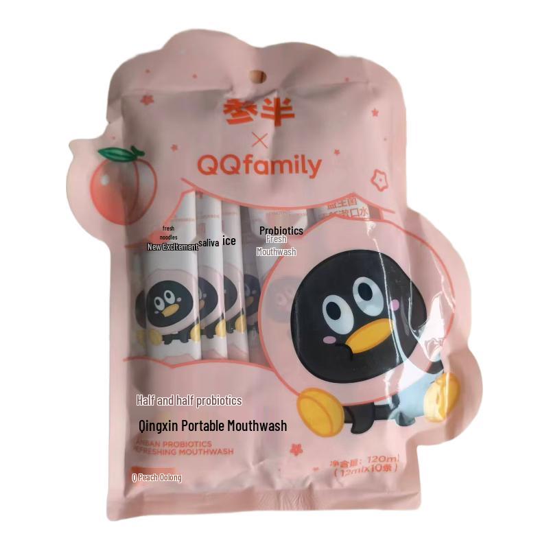 Cenban Probiotic Q Peach Oolong Portable Mouthwash (10 x 12ml)