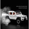1/20 Benz G63 6X6 OFF-ROAD Alloy Cast Toy Car Model Sound and Light Children's Toy Collectibles Birthday Gift