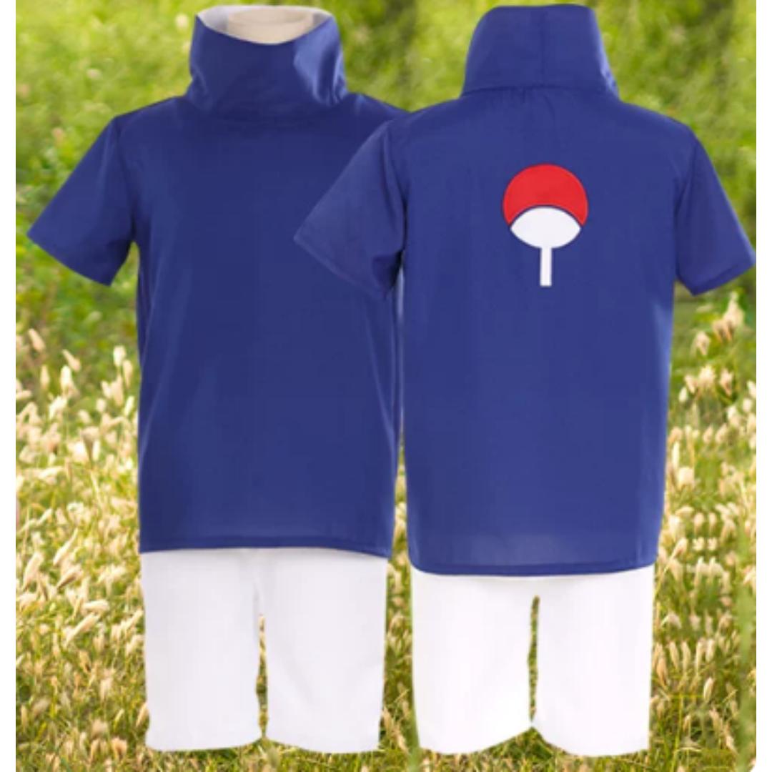 Naruto Shippuden Uchiha Sasuke Cosplay Tērps