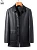 Woodpecker Haining Men's Mid-aged & Elderly Casual Plus Velvet Thick Leather Jacket