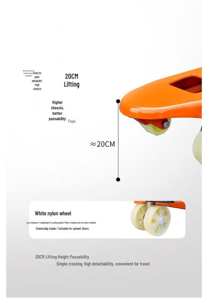 Manual Hydraulic Pallet Truck – 2t, 3t, 5t Custom Lift Hand Vehicle for Small Warehouse Loading/Unloading