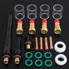 Glass Welding Cups TIG Gas Lens Kit For TIG Welding Professional Welding Projects Kit Welding Nozzle Short Gas Lens Chucks