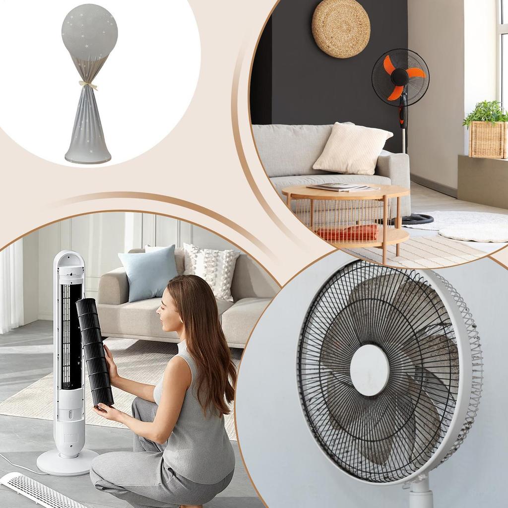 Lüfterabdeckungen Staub Klimaanlage Staubschutz Standventilator Schutzhülle Für Außenbereich Haus Schlafzimmer Wohnzimmer Badezimmer Küche
