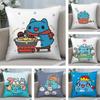 BBugcat CCapoo Cushion Cover Soft Plush Fabric DoubleSided Printed Sofa Cushion Cover for All Seasons Home Decor Gift
