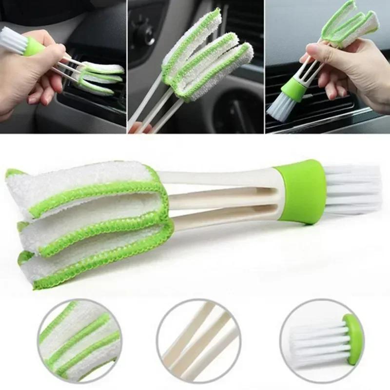 Perie Aerisire Aer Condiționat Auto Microfibră Curățător Grilă Auto Detailing Jaluzele Duster Perie Curățare Auto Accesoriu Interior