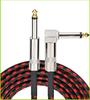 6.35mm Audio Cables TRS 1/4 Inch 6.5mm Audio Cable For Electric Guitar Bass 1.5/3/6M Gold Plated Shielded Low Noice Jack Cable