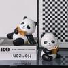2Pcs: Library Panda Decorative Bookholder Decorative Desktop Cute Panda Bookholder School Office Resin Bookholder