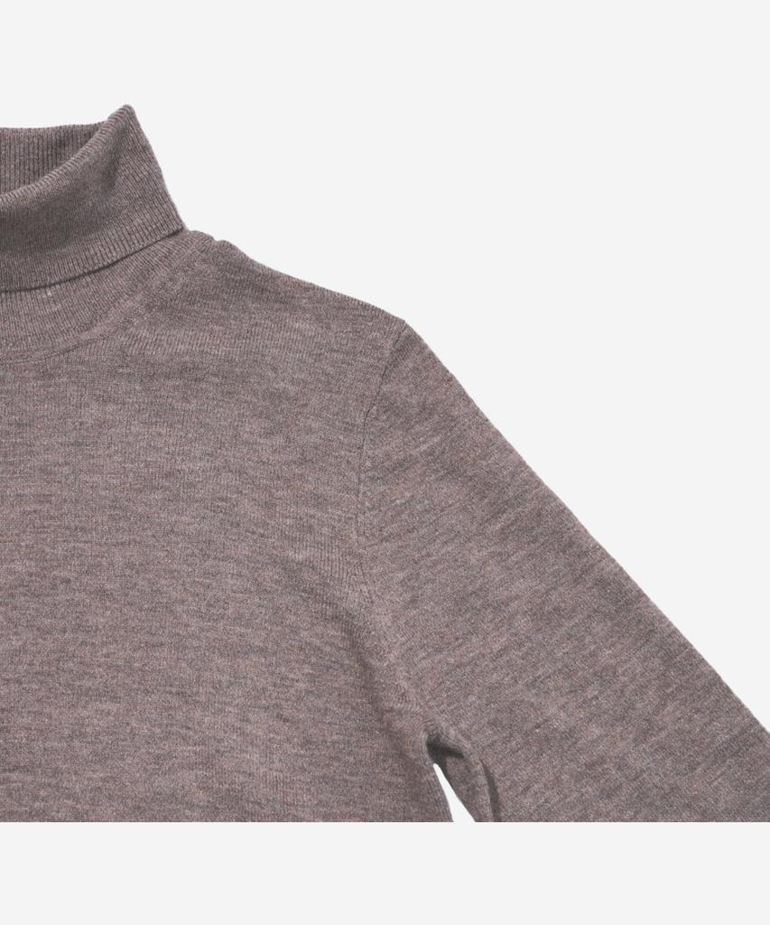 210EDIT Men'S Cashmere Blended Turtleneck Knit [Dark Beige]_Zz4Sw012
