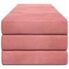 Folding Sofa Bed 180 x 67 x 45 cm Pink