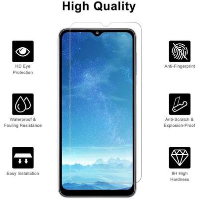 VSHOP®Tempered Glass for Samsung Galaxy A32 5G, Anti-Scratch Screen Protector Film - Bubble-Free - Ultra-Resistant Hardness 9