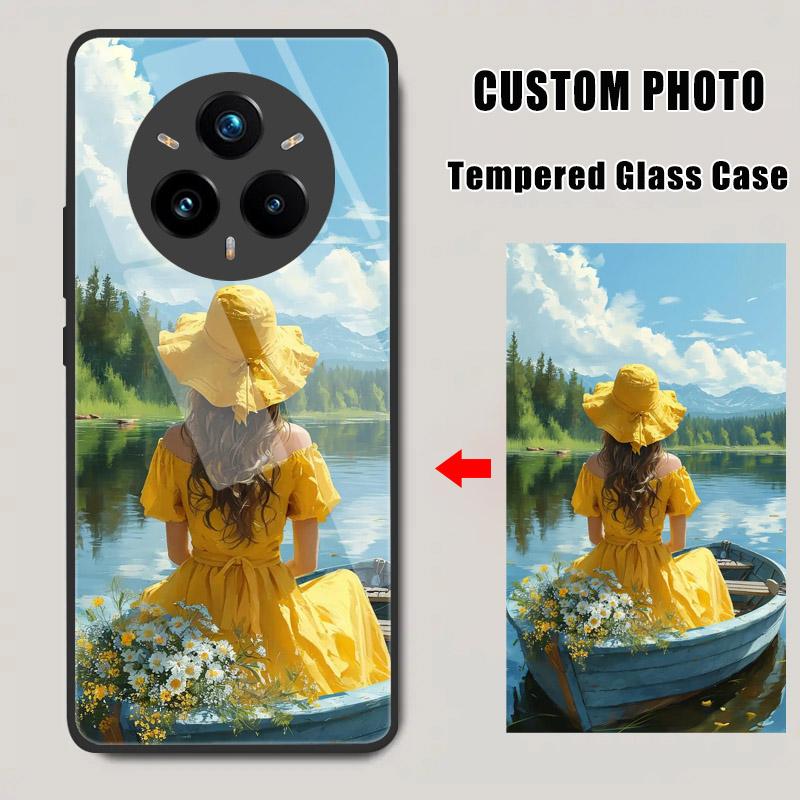 Benutzerdefinierte Hartglas Hülle Für Realme 14 13 12 11 10 Pro Plus 5G 9 9i 8 8i C67 C65 C61 C55 C53 GT 6 6T Personalisieren DIY Cover