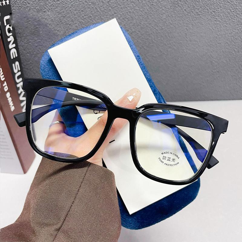 Gradient Green Fashion Square Anti Blue Light Glasses Women Luxury Brand Big Frame Presbyopia Eyeglasses Female Reading Glasses