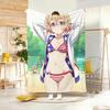 Comedy Anime R-rent a G-girlfriend Throw Lightweight 240g Flannel Blanket Soft Skin-friendly for Summer Cooling