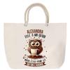 Beach Bag - PLANETEE - Alexandra - Rope Handle - Large Size - Owl