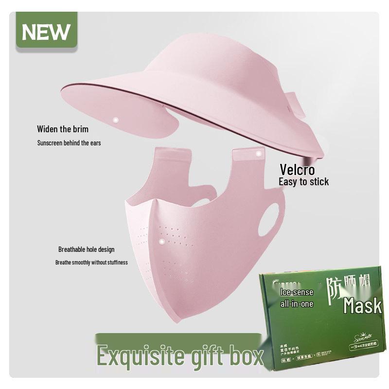 Women's UV Protection Face Mask Hat for Summer Outdoor Activities