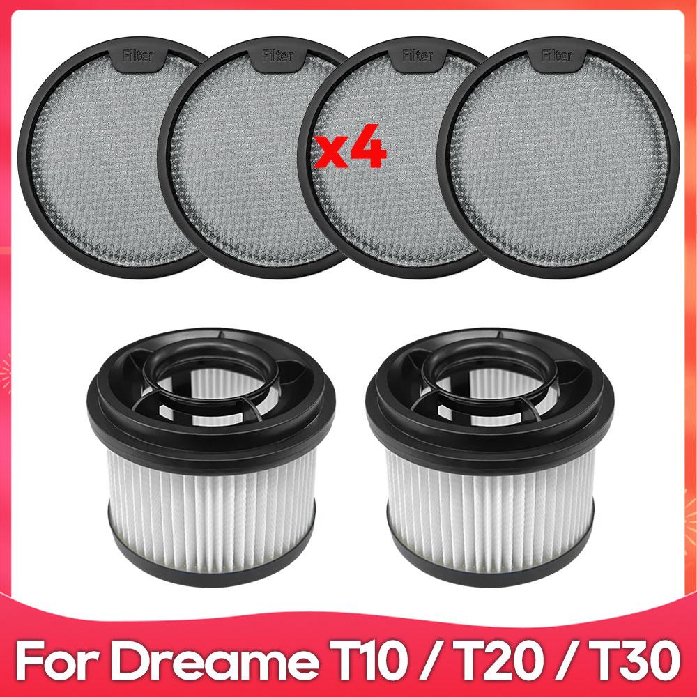 Front Filter Fit For ( Dreame T10, T20, T20 Pro, T30, T30 Neo, R10, R10 Pro, R20, Xiaomi G9, G10 ) Part Accessory