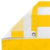 Balcony Privacy Screen Yellow and White 120 X 200 Cm