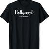 Hollywood, California, Stylish, Elegant Tourist Souvenir Tee