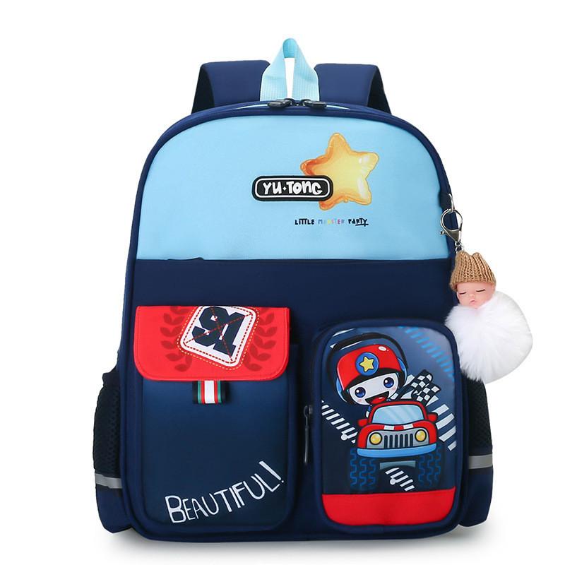 Adorable Cartoon Kindergarten Backpack Trendy Lightweight Breathable Boys Girls School Bag