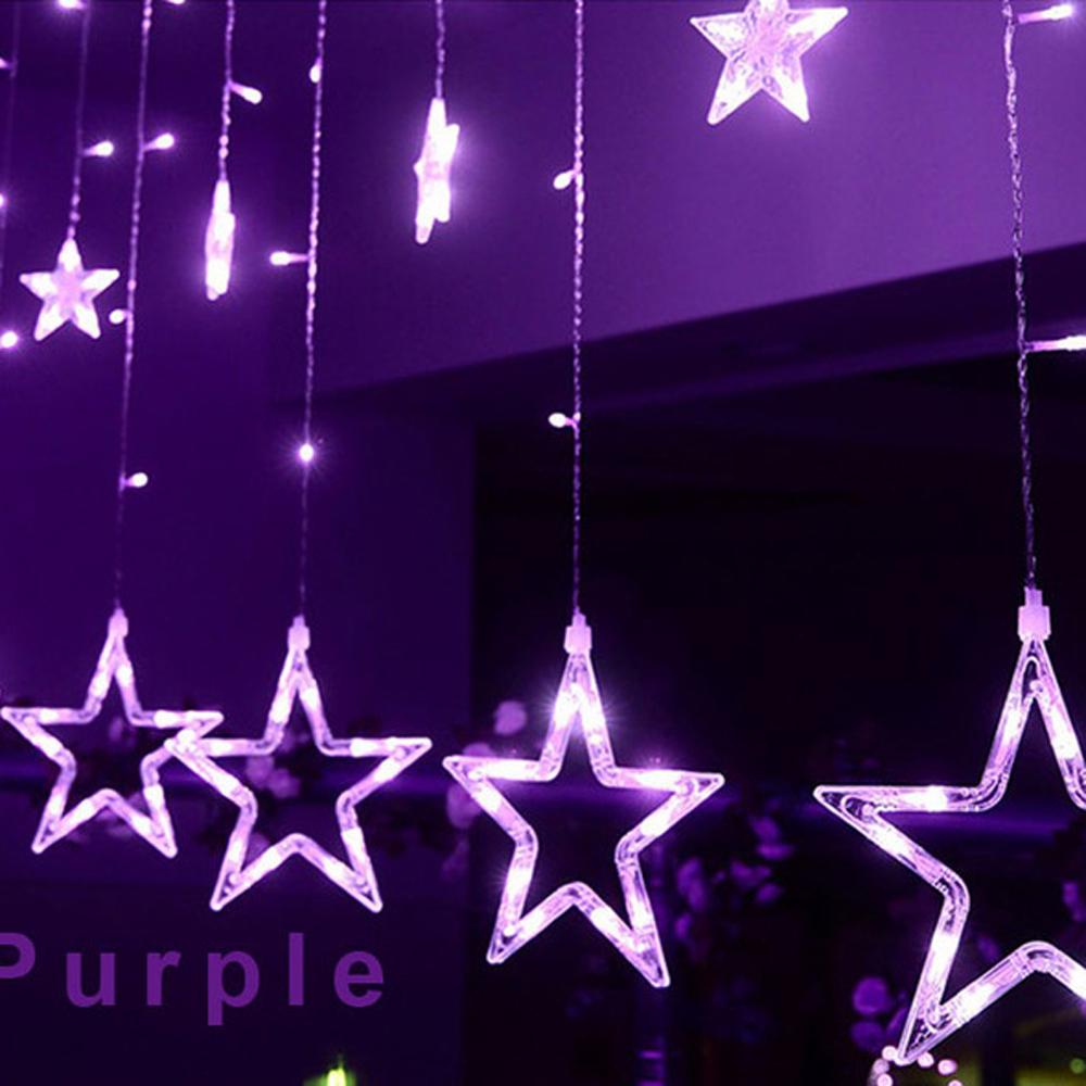 2.5M Christmas LED Lights Curtain String Lighting For Holiday Wedding Garland Party Decoration