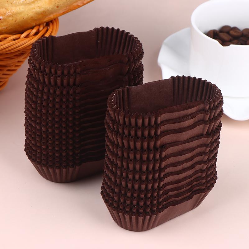 {Summer2} 1000Pcs Boat Shape Baking Cups Oval Cake Paper Tray Grease Proof Cupcake Liners Muffin Cups For Kitchen Cupcake Case