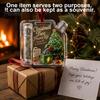 Feiertagsgeld-Geschenkhalter Weihnachts-Geld-Schmuckstück, Acryl für Bargeld, Einzigartiges Geschenk Lustige Weihnachtsbaum-Hänge Dekoration, Geschenke Party-Mitgebsel Karte