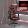 Day and Night - Day and Night Gaming Chair with Footrest Synthetic Leather Black Red