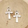 Set of 10pcs Classical Religious Crucifix Necklace Pendant Elegant Alloy DIY Jewelry Accessories Gift For Men Women