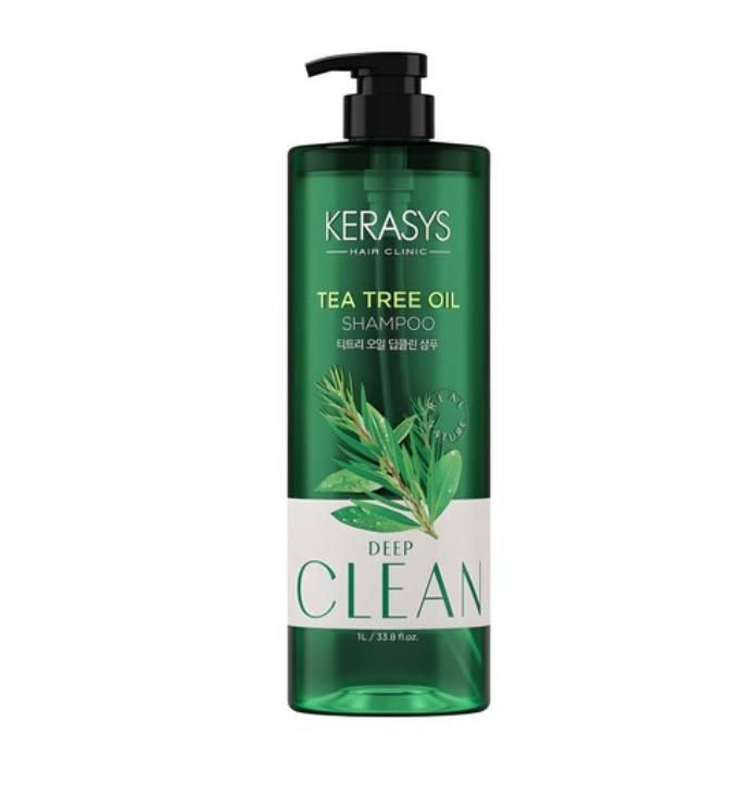 KERASYS Tea Tree Oil Shampoo for Scalp Care and Healthy Hair 1L