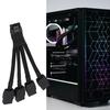 Powerful 600W PCIe 4x 8Pin Female To 16Pin Graphics Card Power Cable 12VHPW For Gaming PC Builds
