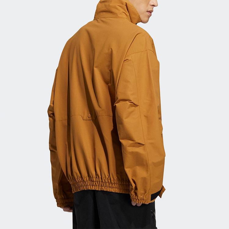 Adidas Originals Trefoil Colorblock Pocket Logo Track Jacket Men Outerwear Brown H58070