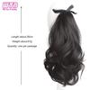 Synthetic Wig Ponytail Female Pear Flower Roll Fluffy Strap Type Low Ponytail Natural Fluffy Short Ponytail Wig Braid