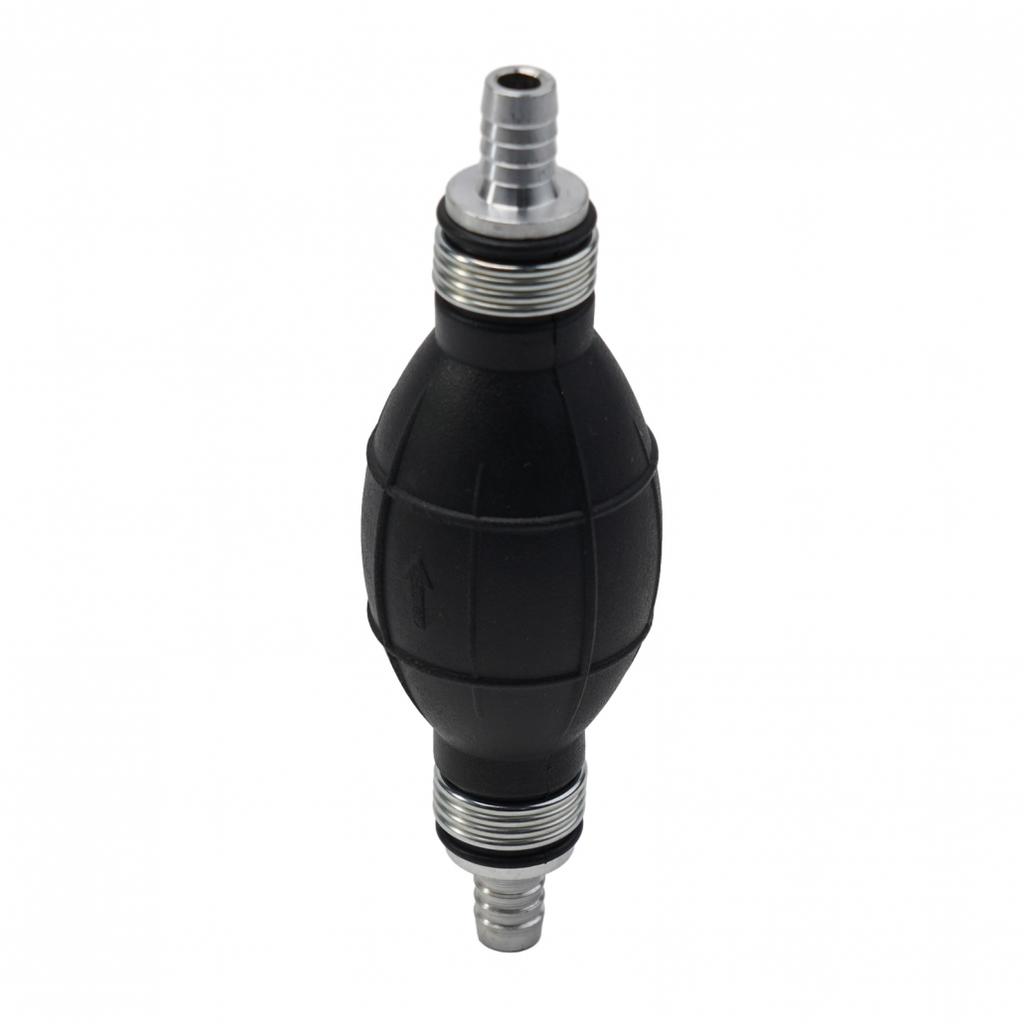 Fuel Hand-primer Pump Bulb Gas Petrol Rubber Aluminum Engine Car Water