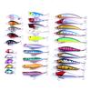 30ks/šarže HENGJIA Mixed Fishing LureSet Plastové Popper/Crankbait/Minnow Bionic Wobbler Rybářské potřeby
