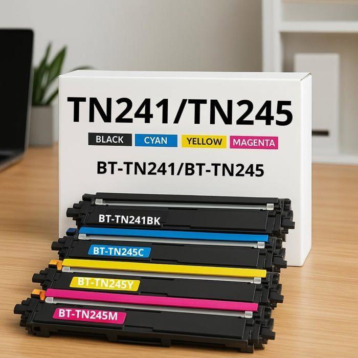 Compatibele Tonercartridges - SHOP-STORY - TN241/TN245 - Pak Van 4 - Brother Printers - Laser-image