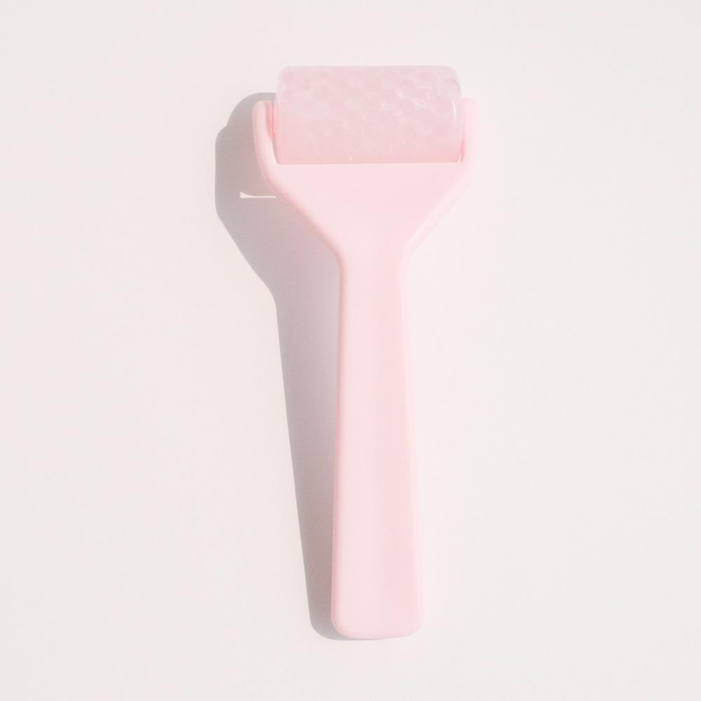 Maseur cu role de gheață translucid pentru față și piele