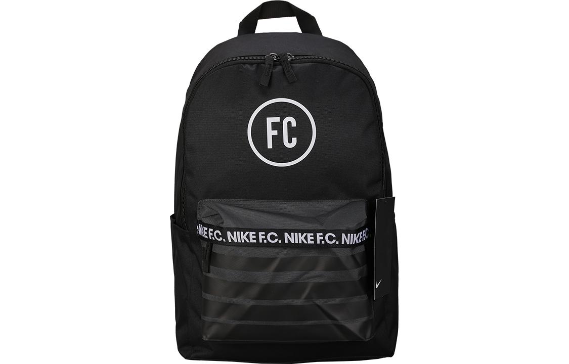 Nike Polyester Backpack Regular Unisex Black Gray BA6109-011