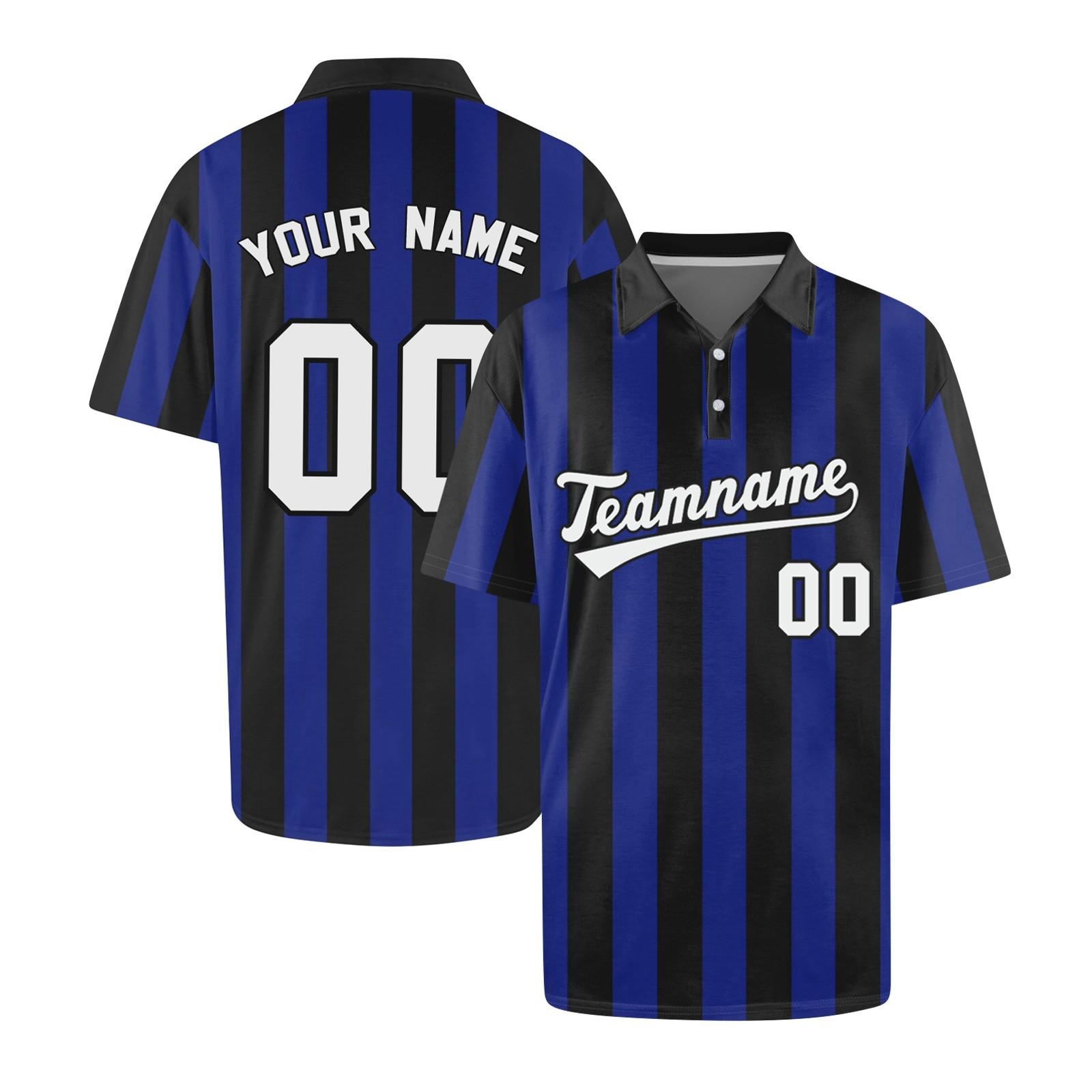 

Персонализированные топы «Сделай сам» - Мужские топы с коротким рукавом на пуговицах, с лацканами и полосатым принтом XL