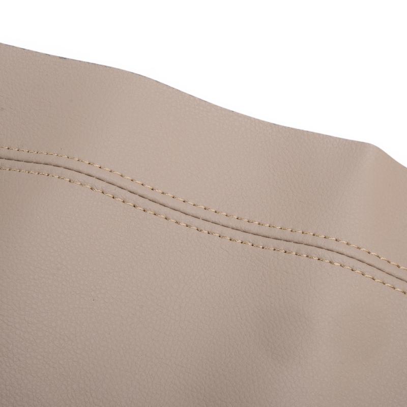 Front Door Panel Armrest Cover Skin Pad Protector Accessory Beige Microfiber Leather Fit for Toyota Avalon 2013 2014 2015-2018