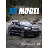 1/24 BMW X5 Legierung Druckgussmodell SUV Sound & Licht Serie Kinderspielzeug Geschenk für Kinder Geburtstagsgeschenk Trendiges Ausstellungsstück