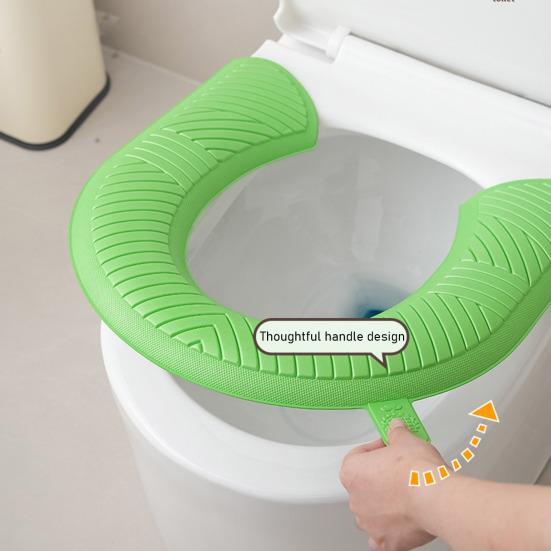 Toilet Seat Soft Thick Cover Non-Slip Waterproof Hygienic Child Safe Toilet Seat Home Bathroom Travel Comfortable Toilet Seat Pad