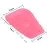 Pink Small Irregular Edge Squeegee Scraper for Car Film and Phone Screen Protector Application