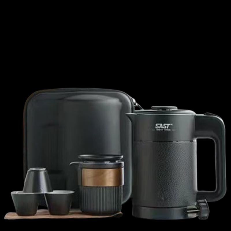 PinJian XiangHui Portable Ceramic Travel Tea Set with Kettle