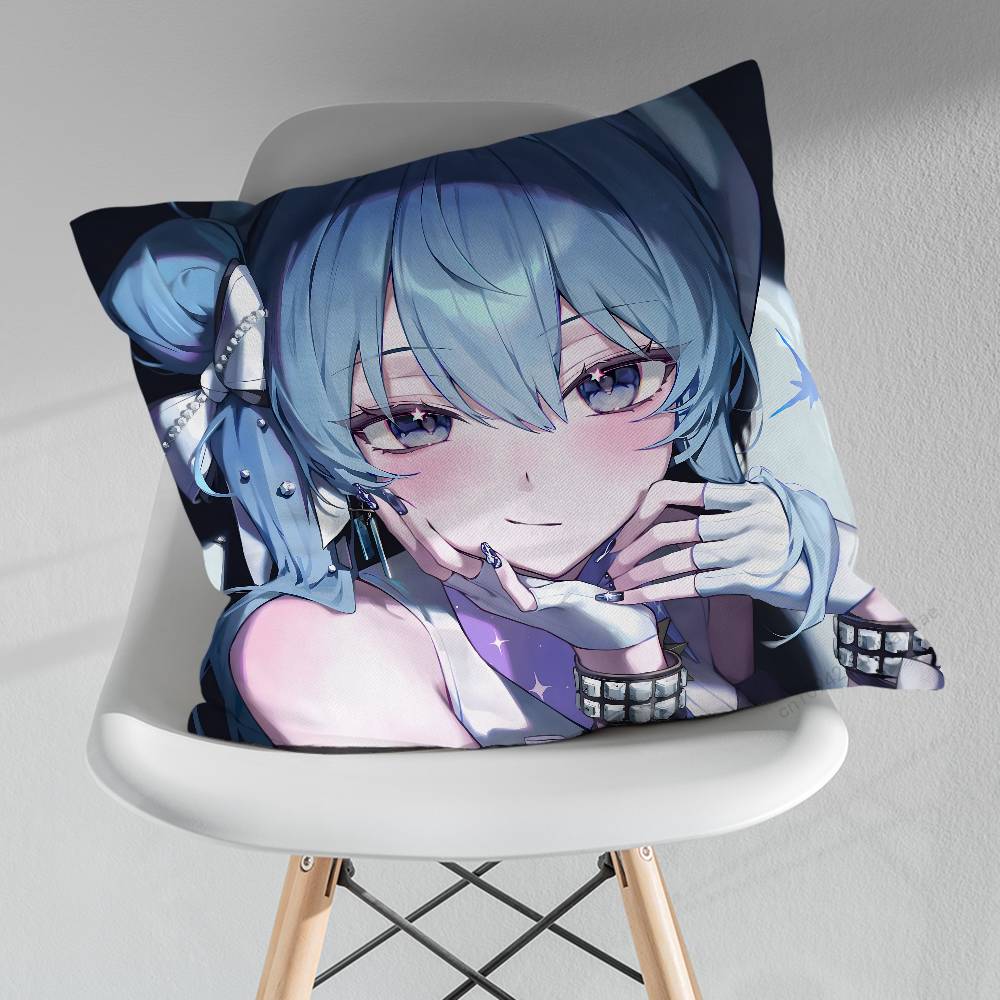 HHoshimachi SSuisei Throw Pillow Case Living Room Sofa Cushion Cover For Home Bedroom Decoration Protector