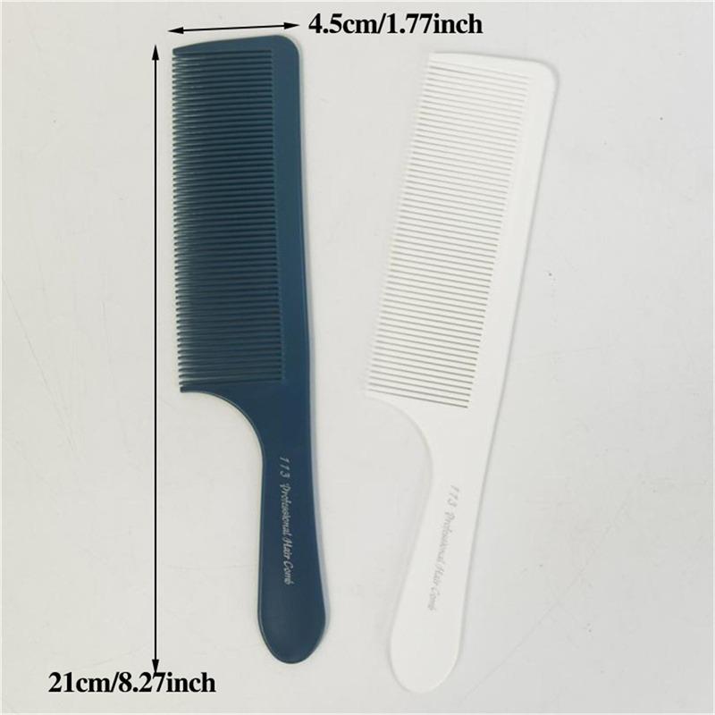 Professioneller Haarschneidekamm Antistatischer Flachkopfschneidekamm Feinzahn Haarschnittbürste Salonwerkzeuge Friseur Haaraccessoires